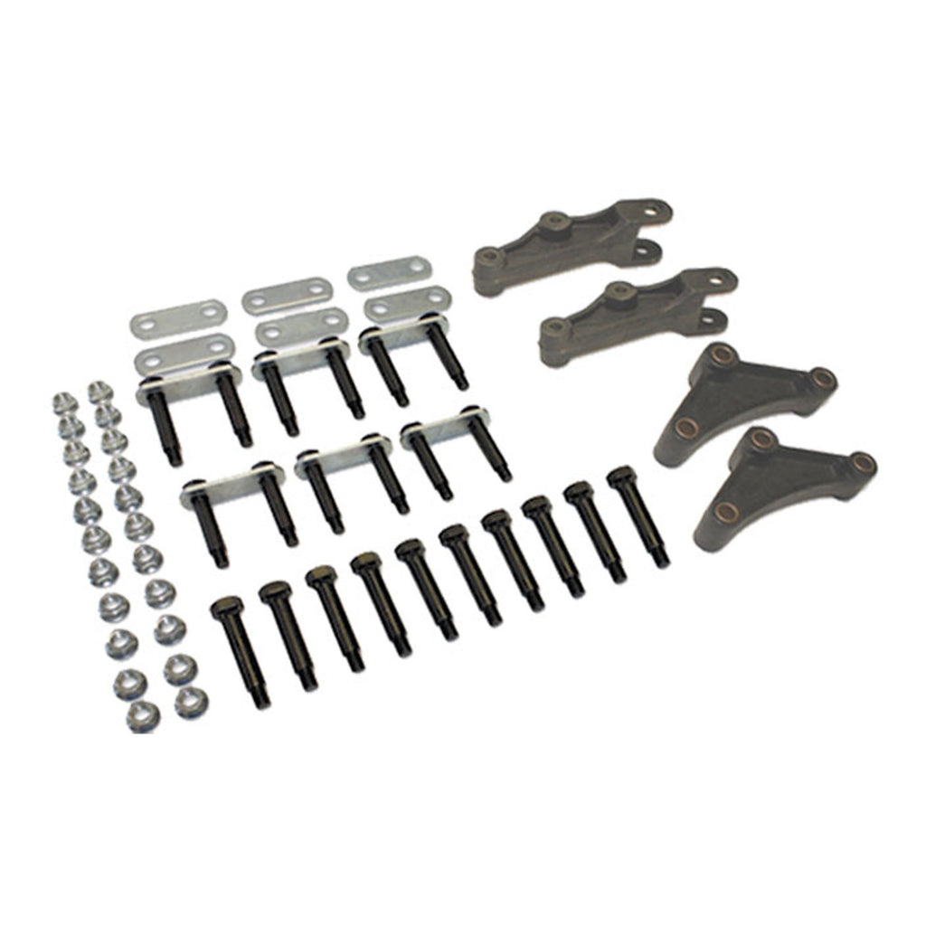 CURT 121100LRV Axle Double-Eye Suspension Kit, 2,200-8,000-lb. Triple Axles, 33" Axle Spacing