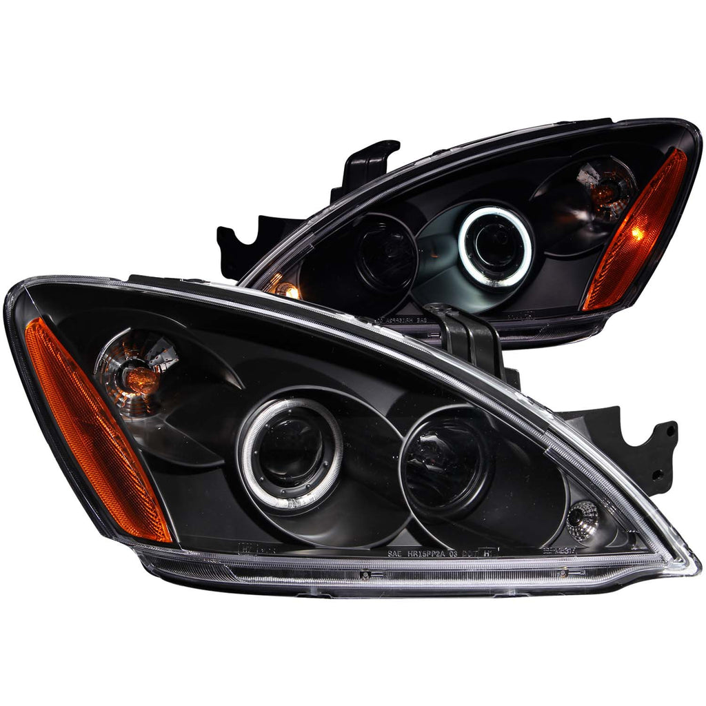 ANZO USA 121102 Projector Headlight Set w/Halo for Select Mitsubishi Lancer