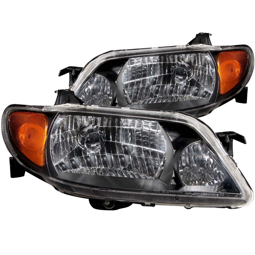ANZO USA 121107 Crystal Headlight Set for Select Mazda Protege