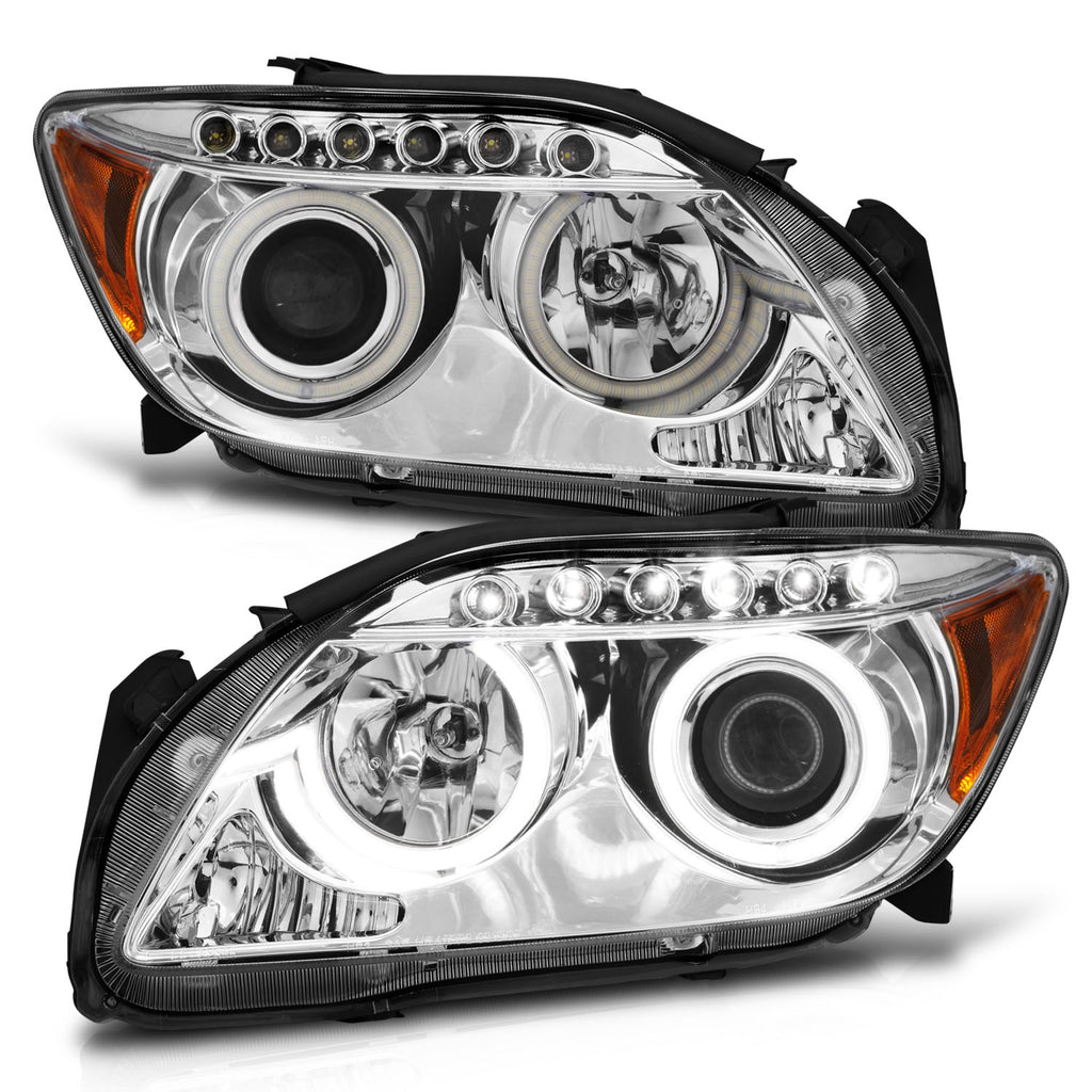 ANZO USA 121120 Projector Headlight Set w/Halo for Select Scion tC