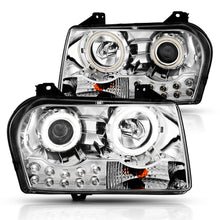 Load image into Gallery viewer, ANZO USA 121136 Projector Headlight Set w/Halo for Select Chrysler 300