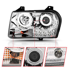 Load image into Gallery viewer, ANZO USA 121136 Projector Headlight Set w/Halo for Select Chrysler 300