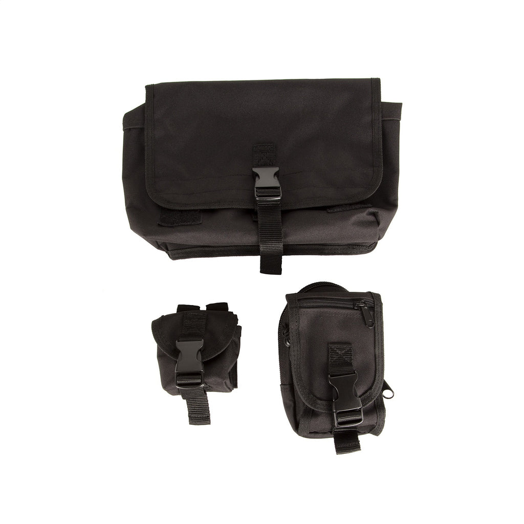 Rugged Ridge 12113.01 MOLLE Storage Bag System for Select Ford Bronco, Jeep Gladiator, Jeep Wrangler