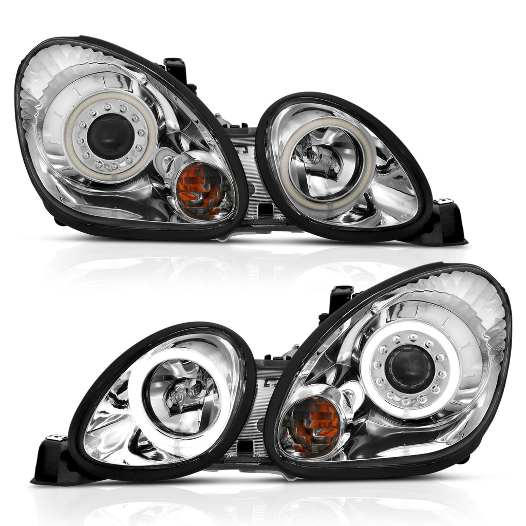 ANZO USA 121143 Projector Headlight Set w/Halo for Select Lexus GS300, Lexus GS400, Lexus GS430