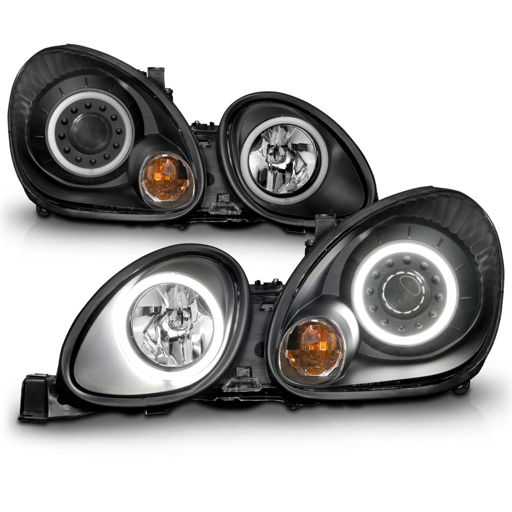ANZO USA 121144 Projector Headlight Set w/Halo for Select Lexus GS300, Lexus GS400, Lexus GS430