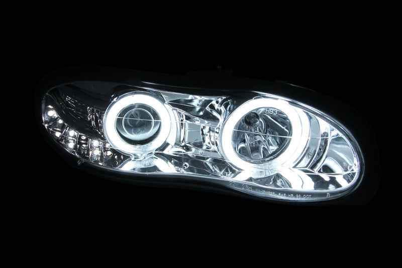 ANZO USA 121159 Projector Headlight Set w/Halo for Select Chevrolet Camaro