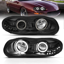 Load image into Gallery viewer, ANZO USA 121160 Projector Headlight Set w/Halo for Select Chevrolet Camaro