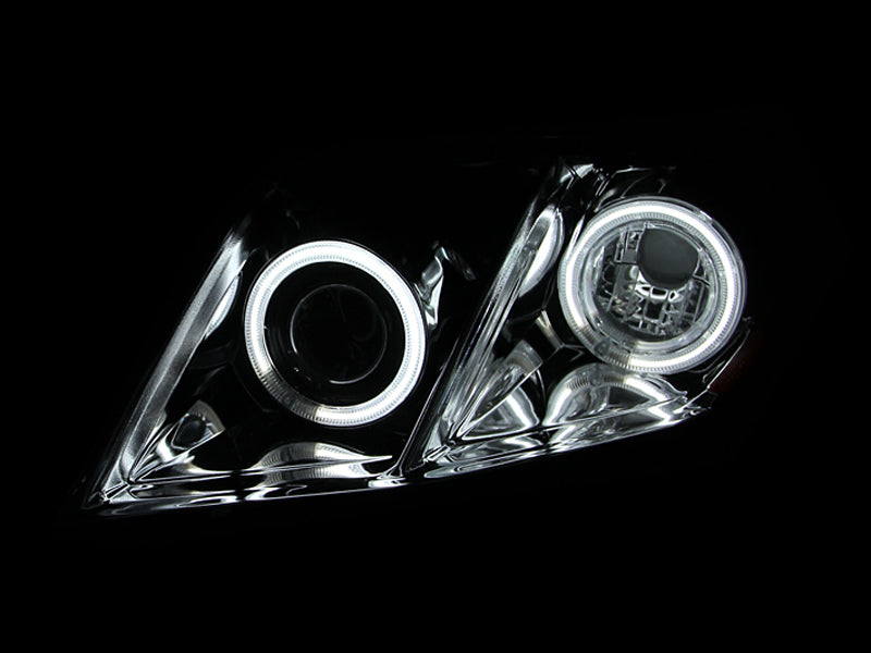 ANZO USA 121181 Projector Headlight Set w/Halo for Select Toyota Camry