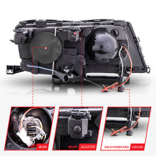 Load image into Gallery viewer, ANZO USA 121212 Projector Headlight Set w/Halo for Select BMW 325i, BMW 325xi, BMW 330i, BMW 330xi