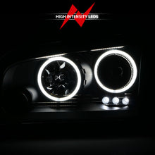 Load image into Gallery viewer, ANZO USA 121218 Projector Headlight Set w/Halo for Select Dodge Charger