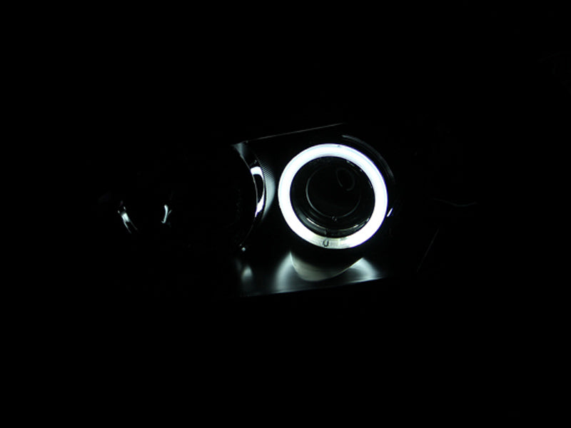 ANZO USA 121228 Projector Headlight Set w/Halo for Select Mazda 3