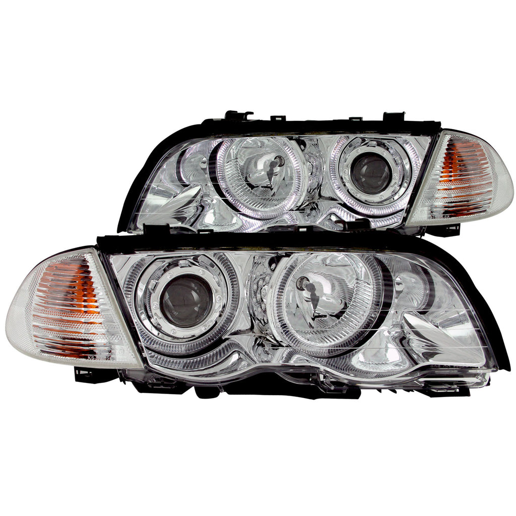 ANZO USA 121260 Projector Headlight Set w/Halo for Select BMW 320i, BMW 323i, BMW 325i, BMW 325xi, BMW 328i, BMW 330i, BMW 330xi