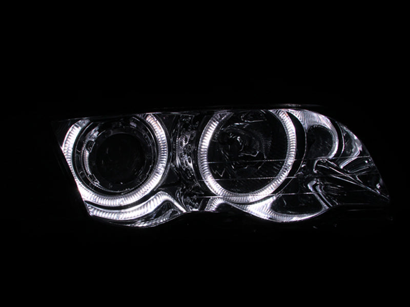 ANZO USA 121260 Projector Headlight Set w/Halo for Select BMW 320i, BMW 323i, BMW 325i, BMW 325xi, BMW 328i, BMW 330i, BMW 330xi