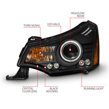 Load image into Gallery viewer, ANZO USA 121272 Projector Headlight Set w/Halo for Select Ford Focus