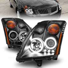 Load image into Gallery viewer, ANZO USA 121276 Projector Headlight Set w/Halo for Select Nissan Sentra