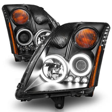 Load image into Gallery viewer, ANZO USA 121276 Projector Headlight Set w/Halo for Select Nissan Sentra