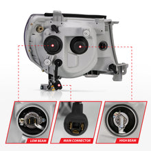 Load image into Gallery viewer, ANZO USA 121282 Projector Headlight Set w/Halo for Select Toyota Tacoma