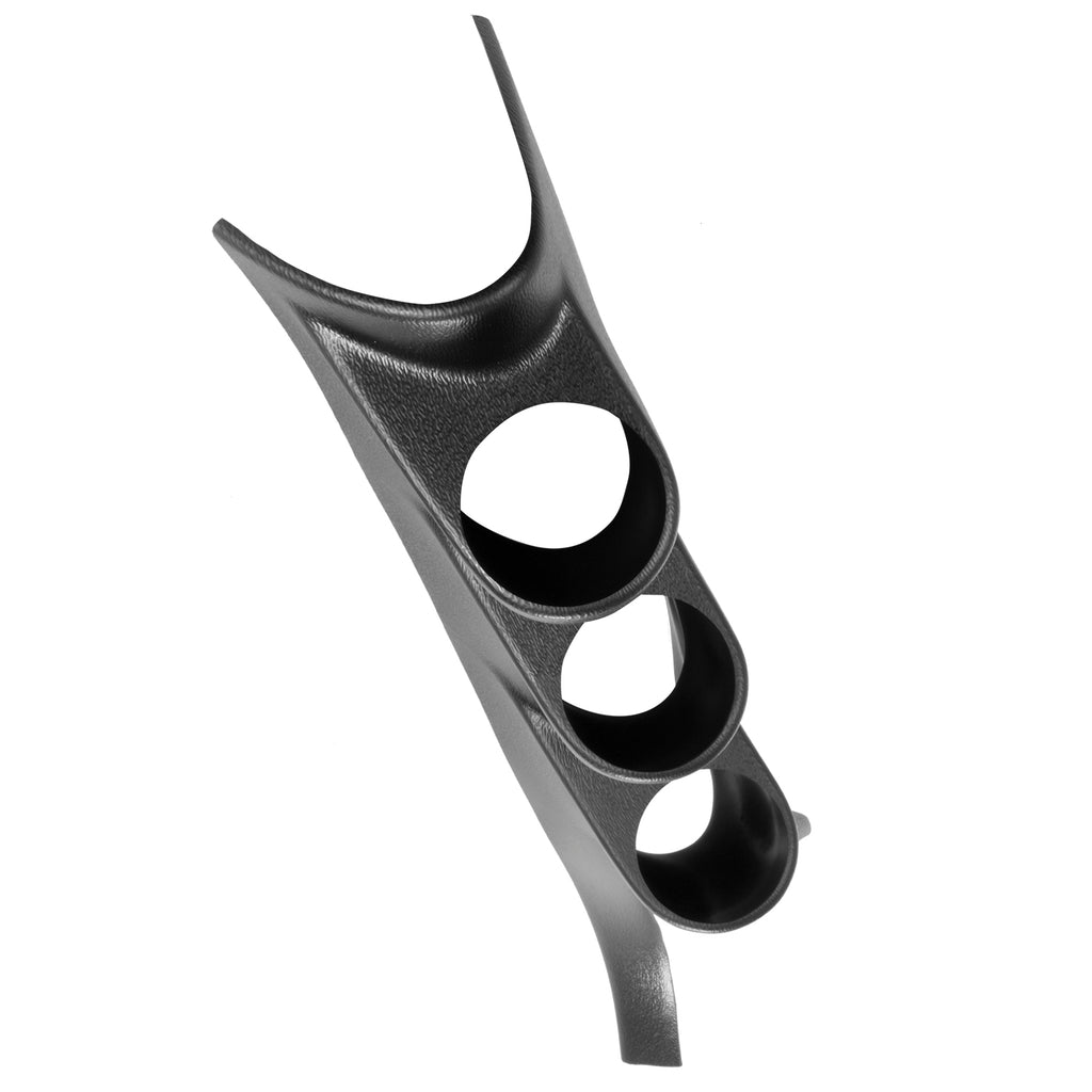 AutoMeter 12128 GAUGE MOUNT, A-PILLAR, FULL, TRIPLE, 2 1/16", MUSTANG 05-09 (COUPE) S197 for Select Ford Mustang