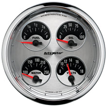 Load image into Gallery viewer, AutoMeter 1205 GAUGE KIT, 2 PC., QUAD &amp; TACH/SPEEDO, 5", AMERICAN MUSCLE