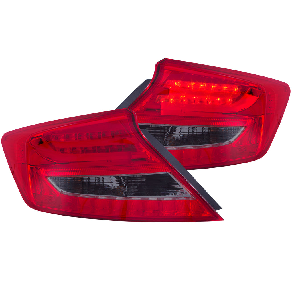 1213-Civic-Led-Tail-Lights-RedSmoke