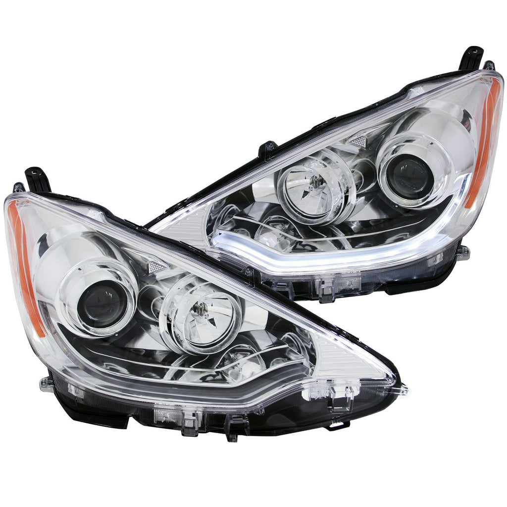 1213-Prius-C-Projector-Headlights-W-Plank-Style-Design-Chrome-Clear