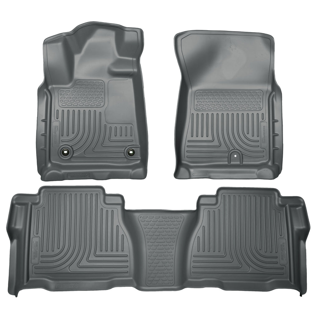 1213-Tundra-WTwist-Lock-On-Drivers-Side-Front--2Nd-Seat-Floor-Liners-Grey