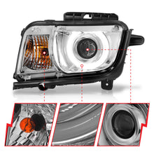 Load image into Gallery viewer, ANZO USA 121311 Projector Headlight Set w/Halo for Select Chevrolet Camaro