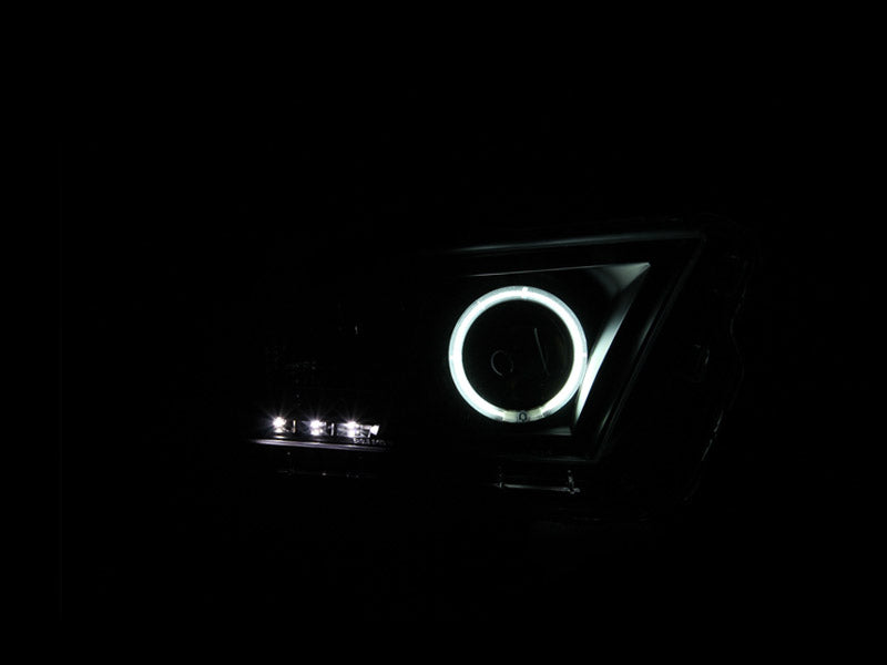 ANZO USA 121323 Projector Headlight Set w/Halo for Select Ford Mustang