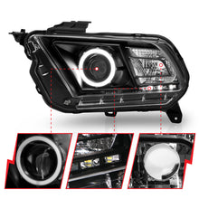 Load image into Gallery viewer, ANZO USA 121323 Projector Headlight Set w/Halo for Select Ford Mustang