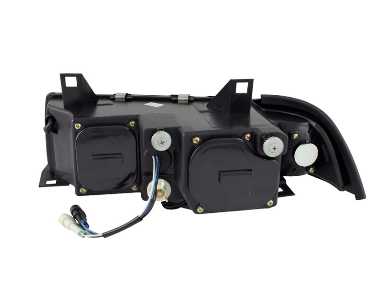 ANZO USA 121325 Projector Headlight Set w/Halo for Select BMW 318i, BMW 320i, BMW 325i, BMW 328i