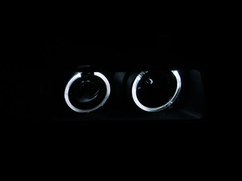 ANZO USA 121325 Projector Headlight Set w/Halo for Select BMW 318i, BMW 320i, BMW 325i, BMW 328i