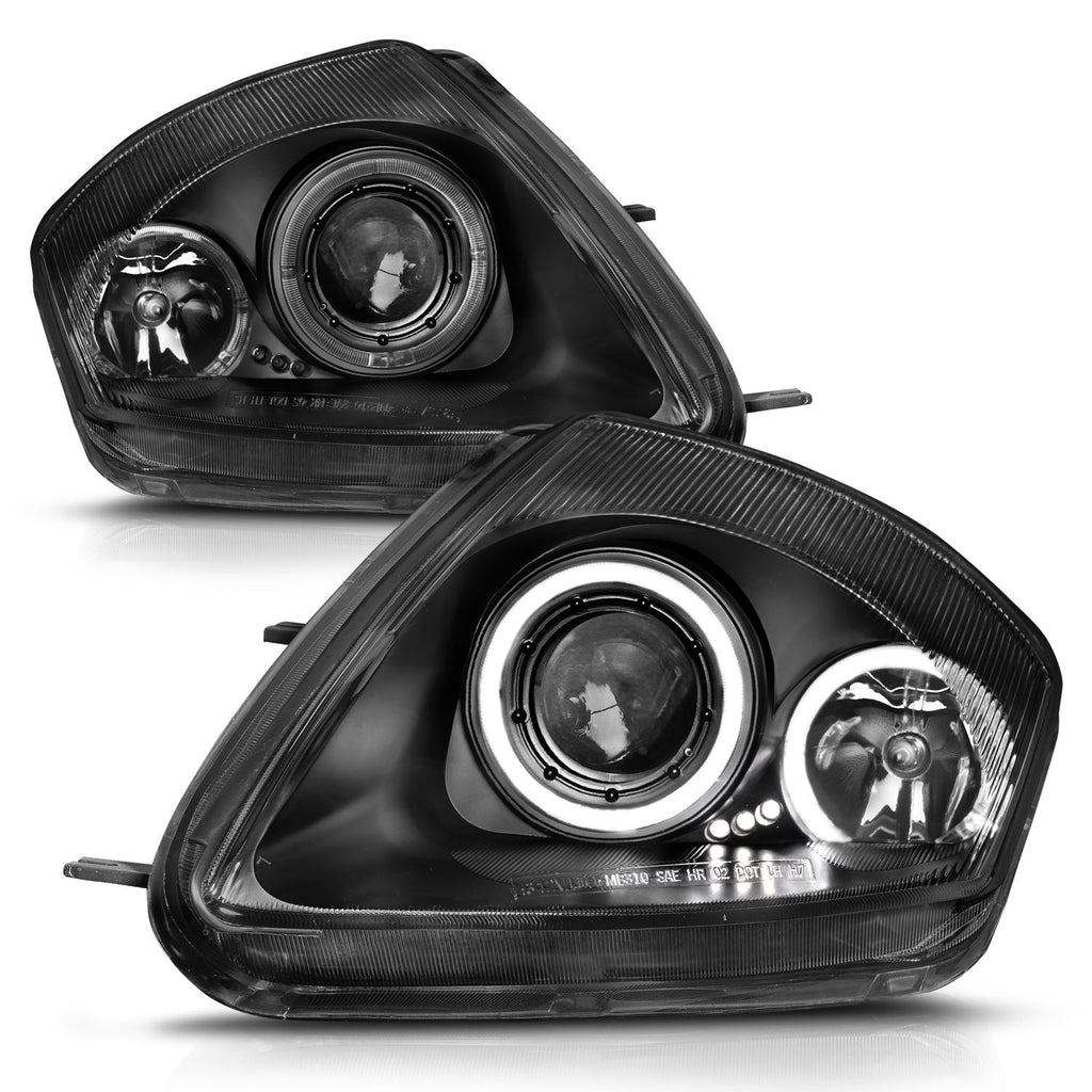 ANZO USA 121332 Projector Headlight Set w/Halo for Select Mitsubishi Eclipse