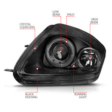 Load image into Gallery viewer, ANZO USA 121332 Projector Headlight Set w/Halo for Select Mitsubishi Eclipse