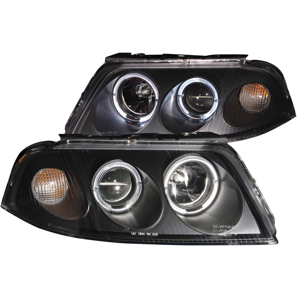 ANZO USA 121357 Projector Headlight Set w/Halo for Select Volkswagen Passat