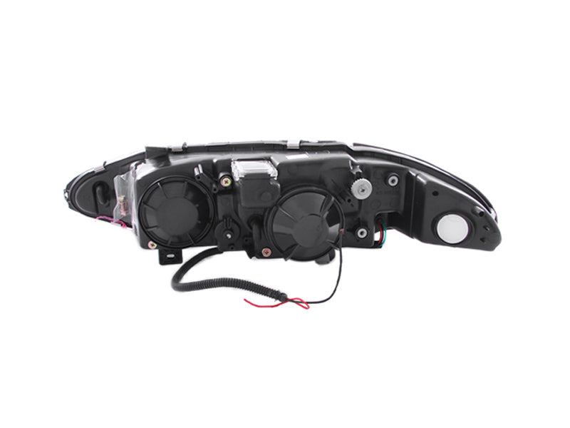 ANZO USA 121366 Projector Headlight Set w/2 Halos for Select Mitsubishi Eclipse