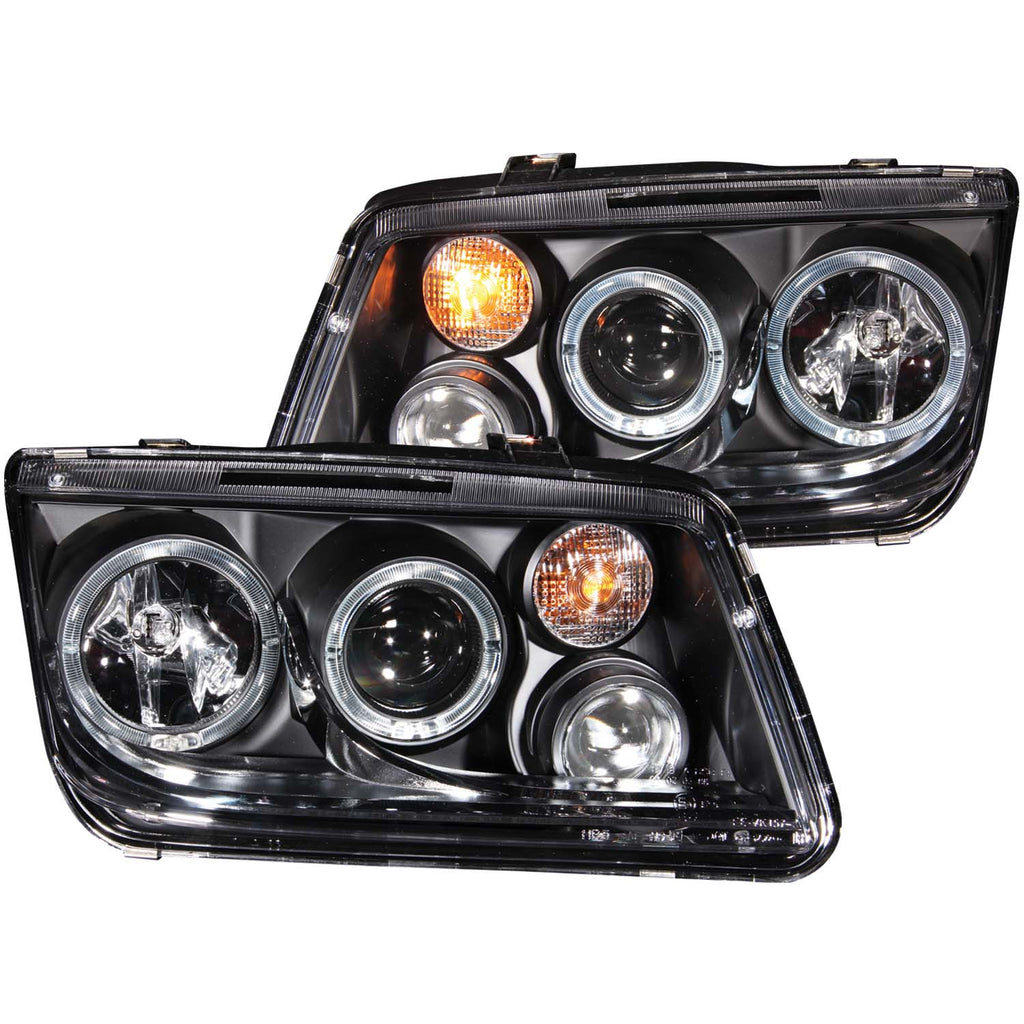 ANZO USA 121369 Projector Headlight Set w/Halo for Select Volkswagen Jetta
