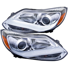 Load image into Gallery viewer, 1214-Focus-Headlight-Projector-W-Plank-Style-Design-Chrome-Clear