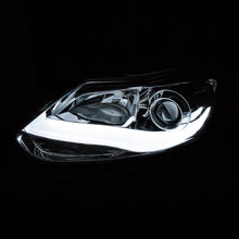 Load image into Gallery viewer, 1214-Focus-Headlight-Projector-W-Plank-Style-Design-Chrome-Clear
