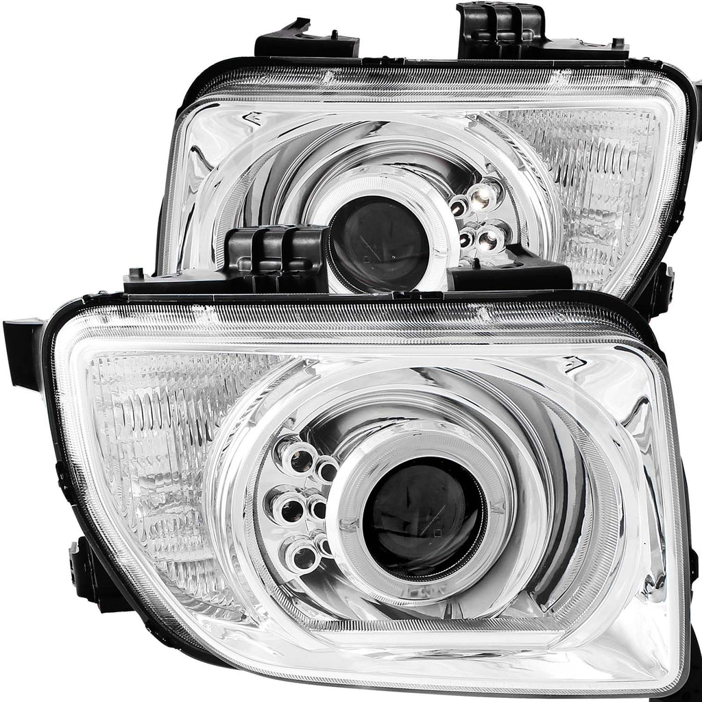ANZO USA 121431 Projector Headlight Set w/Halo for Select Honda Element