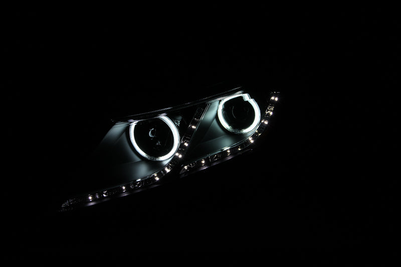 ANZO USA 121460 Projector Headlight Set w/Halo for Select Kia Optima