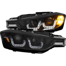 Load image into Gallery viewer, 1215-Bmw-3-Series-F30-Projector-Headlights-WUbar-Black-Clear(Hid-Compatible)DrivePass