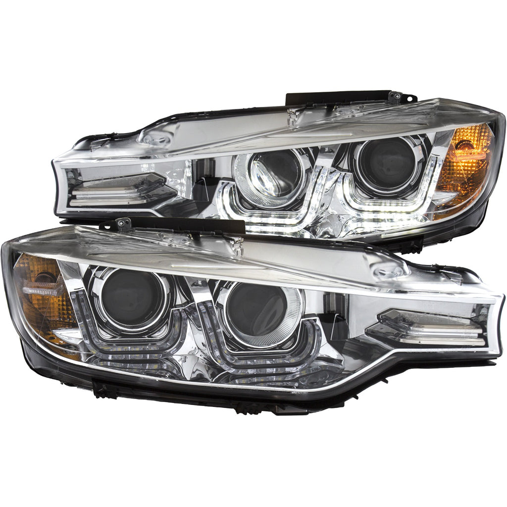 ANZO USA 121507 Projector Headlight Set for Select BMW 320i, BMW 320i xDrive, BMW 328d, BMW 328d xDrive, BMW 328i, BMW 328i xDrive, BMW 335i, BMW 335i GT xDrive, BMW 335i xDrive