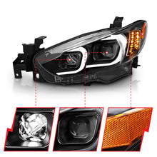 Load image into Gallery viewer, ANZO USA 121516 Projector Headlight Set for Select Mazda 6