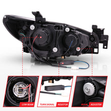 Load image into Gallery viewer, ANZO USA 121516 Projector Headlight Set for Select Mazda 6