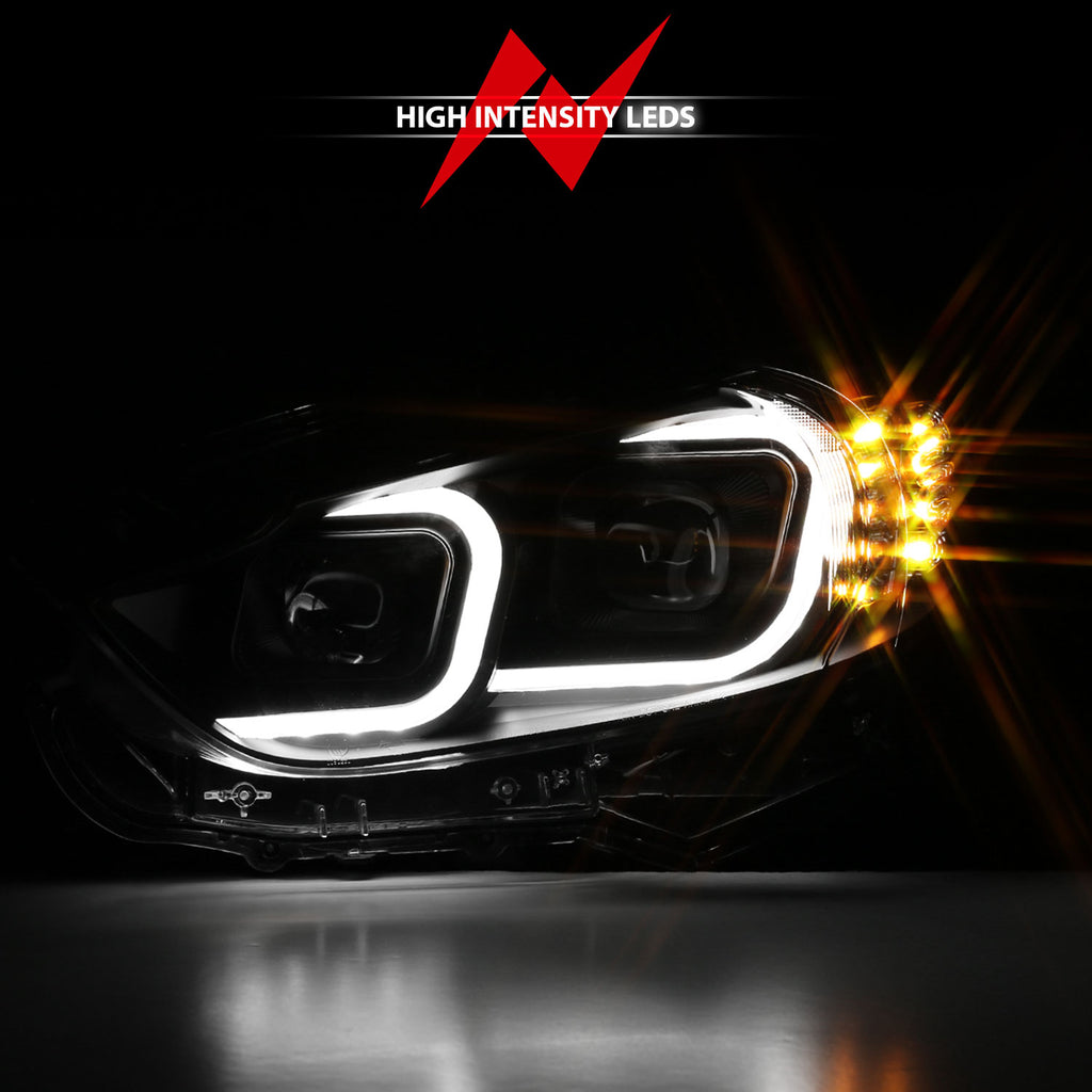 ANZO USA 121516 Projector Headlight Set for Select Mazda 6
