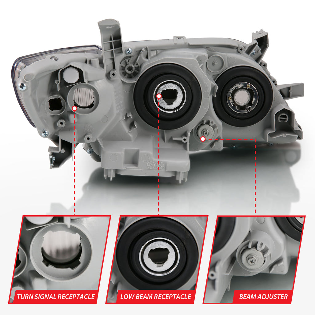 ANZO USA 121539 Projector Headlights for Select Toyota Camry