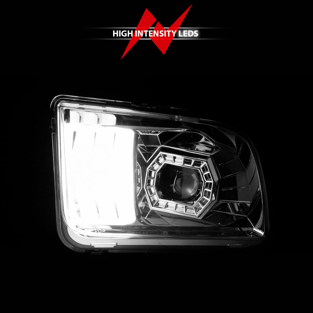 ANZO USA 121567 Projector Headlight for Select Ford Mustang