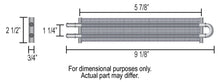 Load image into Gallery viewer, Derale 12213 2 Pass 12" Dyno-Cool Series 6000 Aluminum Power Steering Kit