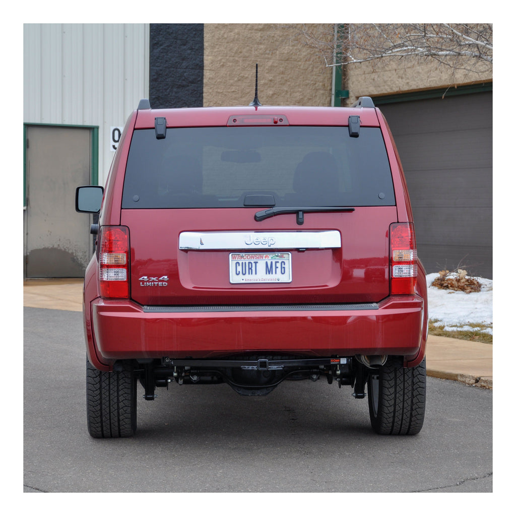 CURT 122453 Class 2 Trailer Hitch, 1-1/4" Ball Mount, Select Jeep Liberty