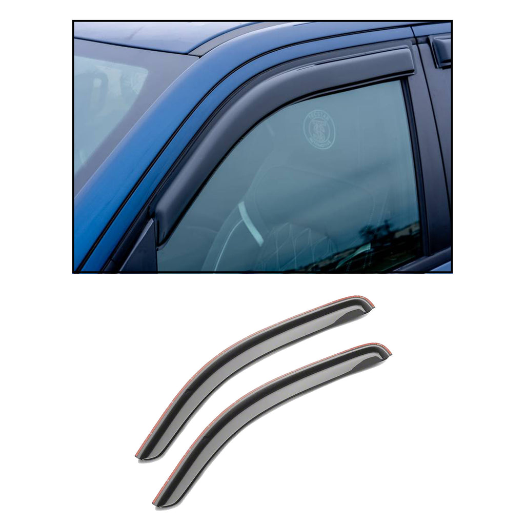 Black Horse Off Road 122455 Rain Guards for Select Chevrolet Express 1500, Chevrolet Express 2500, Chevrolet Express 3500, Chevrolet Express 4500, Chevrolet Express Cargo, Chevrolet Express Pasajeros